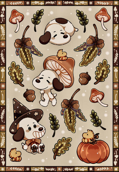 Snoopy no Outono